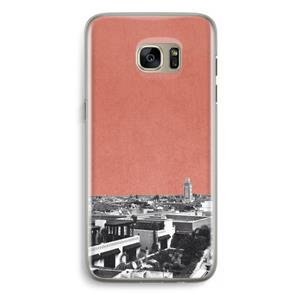 CaseCompany Marrakech Skyline : Samsung Galaxy S7 Edge Transparant Hoesje
