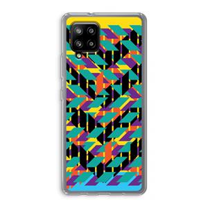 CaseCompany Skew Bee 1: Samsung Galaxy A42 5G Transparant Hoesje