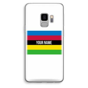 CaseCompany WK Wielrennen: Samsung Galaxy S9 Transparant Hoesje