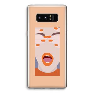 CaseCompany Surprise: Samsung Galaxy Note 8 Transparant Hoesje