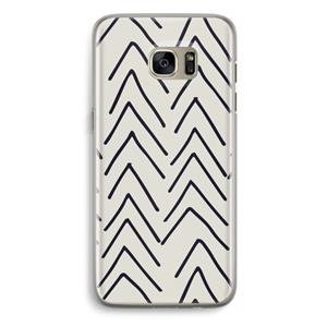CaseCompany Marrakech Arrows: Samsung Galaxy S7 Edge Transparant Hoesje