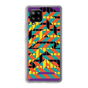 CaseCompany Skew Bee 2: Samsung Galaxy A42 5G Transparant Hoesje
