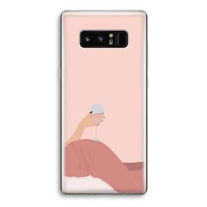 CaseCompany Wine: Samsung Galaxy Note 8 Transparant Hoesje