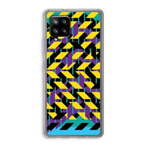 CaseCompany Skew Bee 3: Samsung Galaxy A42 5G Transparant Hoesje