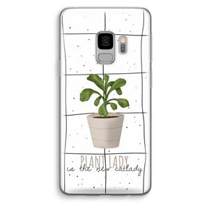 CaseCompany Kamerplant op vensterruit: Samsung Galaxy S9 Transparant Hoesje