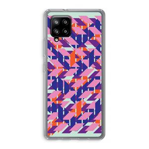 CaseCompany Skew Blush 3: Samsung Galaxy A42 5G Transparant Hoesje