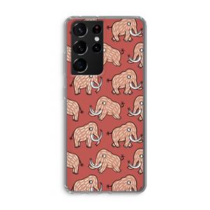CaseCompany Mammoet: Samsung Galaxy S21 Ultra Transparant Hoesje