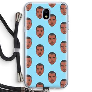 CaseCompany Kanye Call Me℃: Samsung Galaxy J5 (2017) Transparant Hoesje met koord