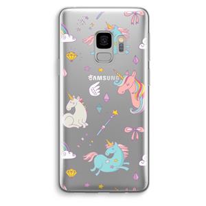CaseCompany Fantasiewereld: Samsung Galaxy S9 Transparant Hoesje