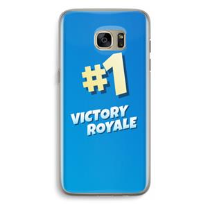 CaseCompany Victory Royale: Samsung Galaxy S7 Edge Transparant Hoesje