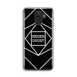 CaseCompany Negenduust geometrisch: Samsung Galaxy J8 (2018) Transparant Hoesje