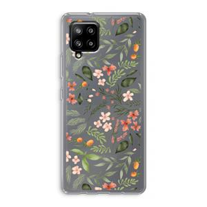 CaseCompany Sweet little flowers: Samsung Galaxy A42 5G Transparant Hoesje