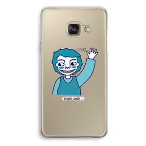 CaseCompany Zwaai: Samsung A3 (2017) Transparant Hoesje
