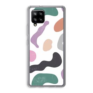 CaseCompany Memphis Shapes: Samsung Galaxy A42 5G Transparant Hoesje