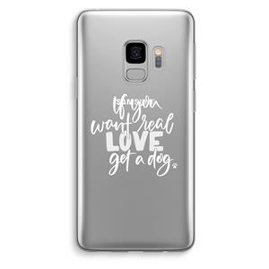 CaseCompany Partner in crime: Samsung Galaxy S9 Transparant Hoesje