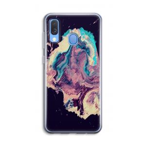 CaseCompany Cosmic Silence: Samsung Galaxy A40 Transparant Hoesje