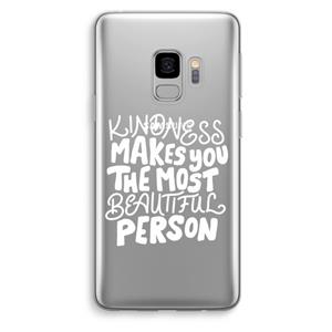 CaseCompany The prettiest: Samsung Galaxy S9 Transparant Hoesje