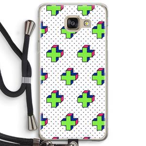 CaseCompany 8-bit N°10: Samsung Galaxy A5 (2016) Transparant Hoesje met koord