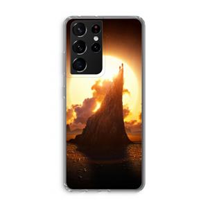 CaseCompany Children of the Sun: Samsung Galaxy S21 Ultra Transparant Hoesje