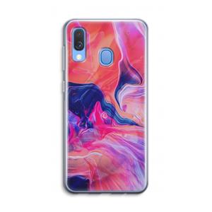 CaseCompany Earth And Ocean: Samsung Galaxy A40 Transparant Hoesje