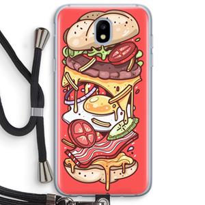 CaseCompany Diet Coke Please: Samsung Galaxy J5 (2017) Transparant Hoesje met koord