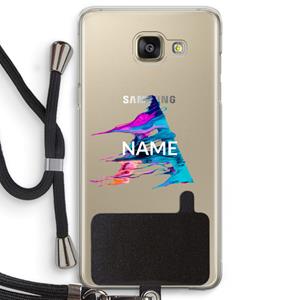 CaseCompany Abstract Spectrum: Samsung Galaxy A5 (2016) Transparant Hoesje met koord