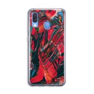 CaseCompany Endless Descent: Samsung Galaxy A40 Transparant Hoesje