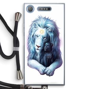 CaseCompany Child Of Light: Sony Xperia XZ1 Transparant Hoesje met koord