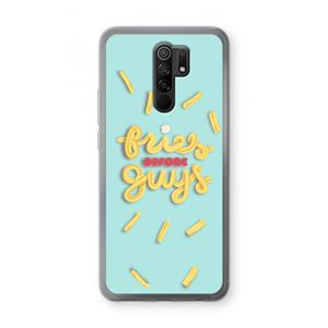 CaseCompany Always fries: Xiaomi Redmi 9 Transparant Hoesje