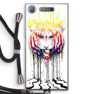 CaseCompany Fading: Sony Xperia XZ1 Transparant Hoesje met koord