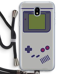CaseCompany Game On: Samsung Galaxy J5 (2017) Transparant Hoesje met koord