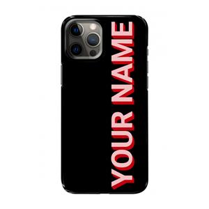 CaseCompany Namecase: Volledig geprint iPhone 12 Pro Hoesje