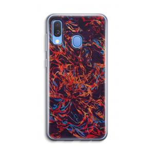 CaseCompany Lucifer: Samsung Galaxy A40 Transparant Hoesje