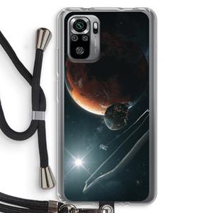 CaseCompany Mars Renaissance: Xiaomi Redmi Note 10S Transparant Hoesje met koord