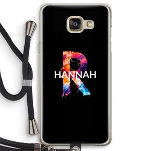CaseCompany Abstract Spectrum: Samsung Galaxy A5 (2016) Transparant Hoesje met koord