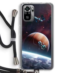 CaseCompany Examiner: Xiaomi Redmi Note 10S Transparant Hoesje met koord