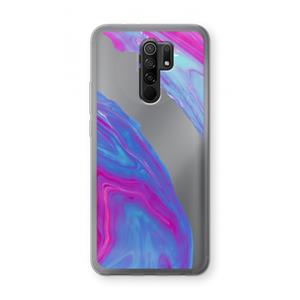 CaseCompany Zweverige regenboog: Xiaomi Redmi 9 Transparant Hoesje