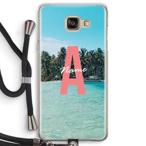 CaseCompany Pacific Dream: Samsung Galaxy A5 (2016) Transparant Hoesje met koord