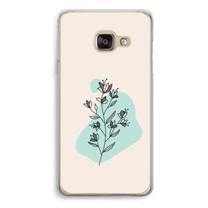 CaseCompany Violets are blue: Samsung A3 (2017) Transparant Hoesje