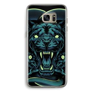 CaseCompany Cougar and Vipers: Samsung Galaxy S7 Edge Transparant Hoesje