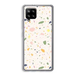 CaseCompany Terrazzo N°21: Samsung Galaxy A42 5G Transparant Hoesje