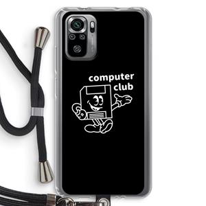 CaseCompany Floppyhead: Xiaomi Redmi Note 10S Transparant Hoesje met koord