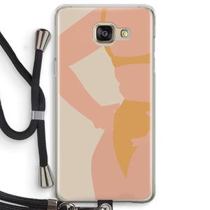 CaseCompany Bikini body: Samsung Galaxy A5 (2016) Transparant Hoesje met koord