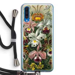 CaseCompany Haeckel Orchidae: Samsung Galaxy A50 Transparant Hoesje met koord
