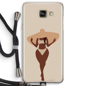 CaseCompany Let's get salty: Samsung Galaxy A5 (2016) Transparant Hoesje met koord