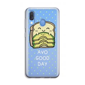 CaseCompany Avo Good Day: Samsung Galaxy A40 Transparant Hoesje