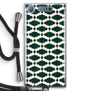 CaseCompany Moroccan tiles: Sony Xperia XZ1 Transparant Hoesje met koord