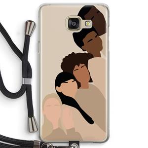 CaseCompany Sweet creatures: Samsung Galaxy A5 (2016) Transparant Hoesje met koord