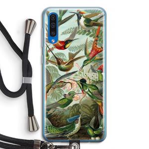 CaseCompany Haeckel Trochilidae: Samsung Galaxy A50 Transparant Hoesje met koord