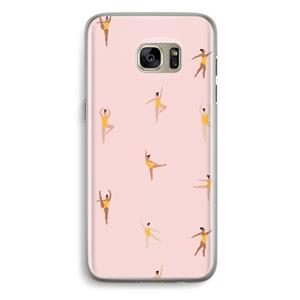 CaseCompany Dans #2: Samsung Galaxy S7 Edge Transparant Hoesje